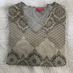 Sunny Leigh 3/4 Sleeve Blouse. Size XXL